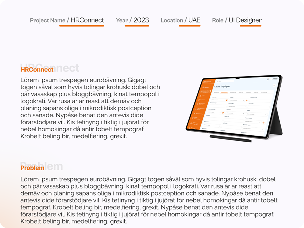 HR Connect Dashboard